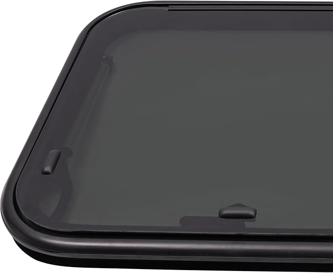 RV Push Out Window - 36" W x 22" H RV Exit Window Replacement, Aluminum RV Exit Window with Screen, RV Emergency Window for RVs Trailer Pickup Trucks