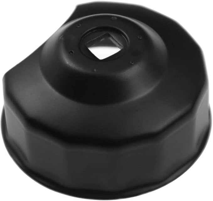 HDBUBALUS Oil Filter Wrench Tool for Harley, Oil Filter Cap Removal Tool Socket For 1984-later Harley Motorcycle Oil Change Filters with 76 x 14 Flutes (Except '15-later XG)