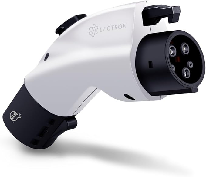 Lectron Tesla to J1772 EV Charging Adapter – NACS Converter, 48 Amp & 250V, Compatible with Tesla High Powered Connectors, Destination Chargers & Mobile Connectors for J1772 Electric Vehicles