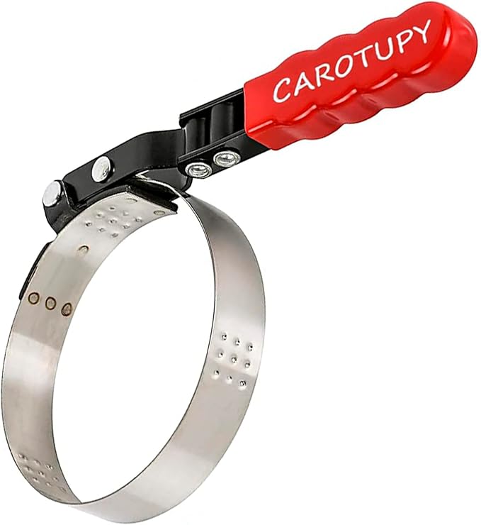 Large Oil Filter Wrench, Oil Filter Removal Tool Fits Filter from 4-5/16" to 4-15/16" for Oil Change