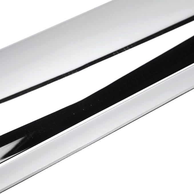 94167Y Chrome Side Window Visor Wind Vent Deflector for 2010-2017 GMC Terrain,4pcs Outside Mount Style Chrome Nice Shade Sun Rain Guards Set