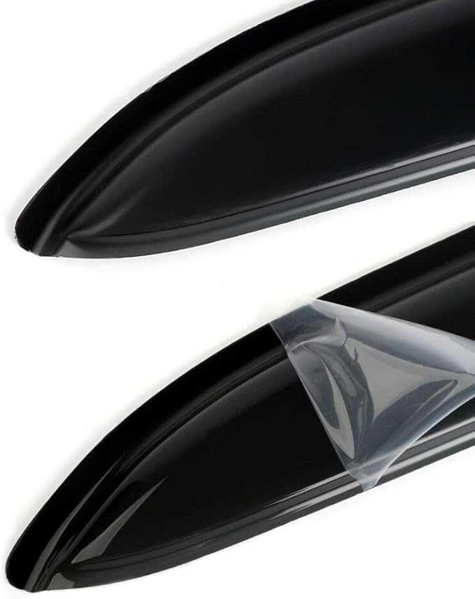 NI60 Tape on Sunproof Waterproof Side Window Wind Deflector Window Visor fit for 2017-2023 Nissan Armada, 4pcs Outside Mount Replacements Rain Guards Set