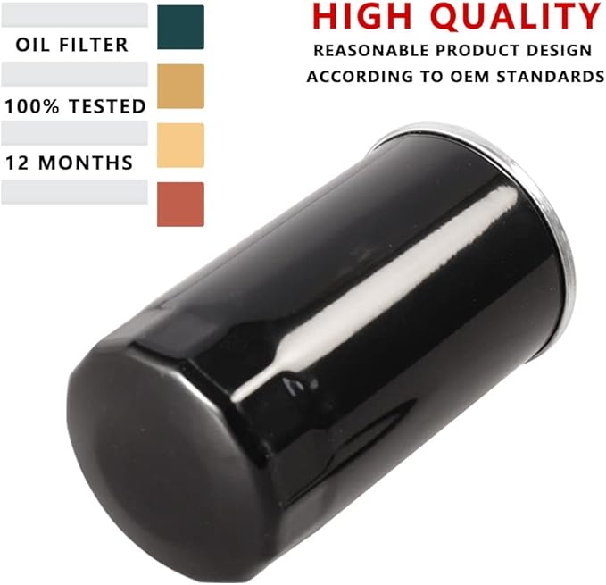 122-0836 Oil Filter Spin-on Fits for RV QG 5500/7000 Series HGJAA HGJAB HGJAC Replaces OE# 01220836 B7238 PH2875 PH10027