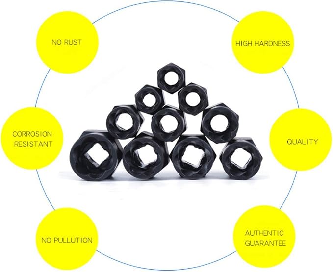 10Pcs Nut Remover,9-19mm Impact Nut Extractor Set,Nut Extractor Socket, Bolt Remover Tool Set,Drive Socket kit,Locking Socket Tools Kit (Hight Set)