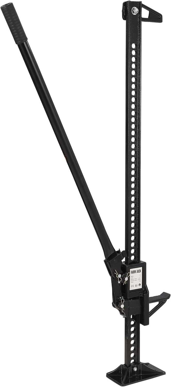 3 Ton Heavy Duty Farm Jack, 7000 Lb Capacity Ratcheting Off Road Utility Farm Jack for ATVs, Utility Vehicles, Off-Road Vehicles, Tractors, Trucks