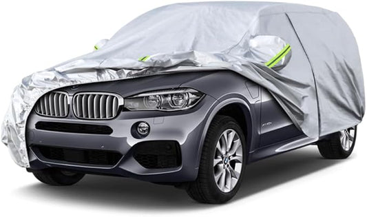 Koukou SUV Car Cover Custom Fit BMW X5 from 2007 to 2025,Waterproof Car Cover All Weather for Automobiles Outdoor Indoor with Zipper Door, Sun Rain Dust Snow Protection.