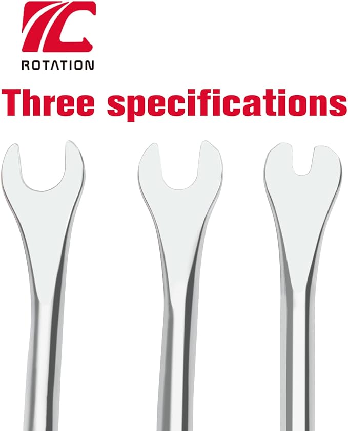 ROTATION 6-Piece Heavy Duty Car Vehicle Trim Clip Removal Set Door Upholstery Remover Chrome Car Door Panel