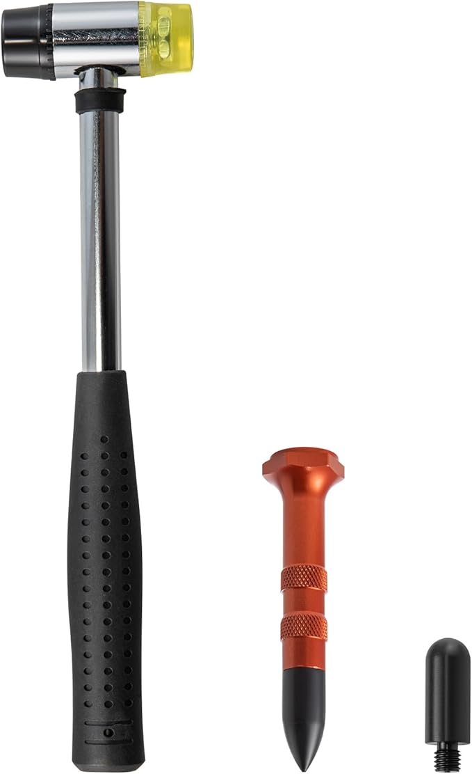 VEVOR Rods Dent Removal Kit, 20 Pcs Paintless Dent Repair Rods, Stainless Steel Dent Rods, Whale Tail Dent Repair Tools, Professional Hail Dent Removal Tool For Minor Dents, Door Dings And Hail Damage