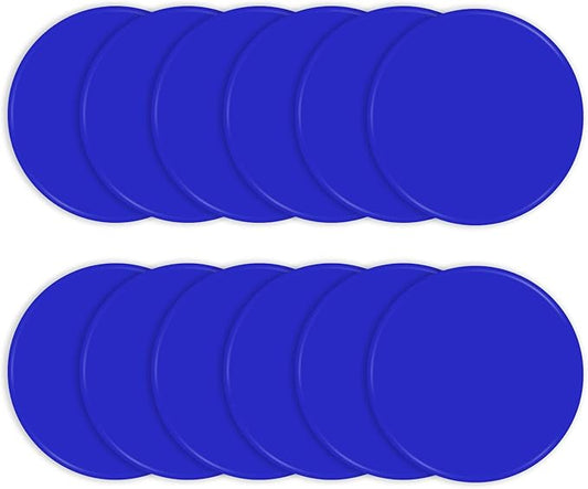 Spot Markers Rubber Floor Dots 9inch Non Slip Agility Dots Flat Cones for Kids Sports Soccer Basketball Training, Gym Training, Preschool Kindergarten Classroom