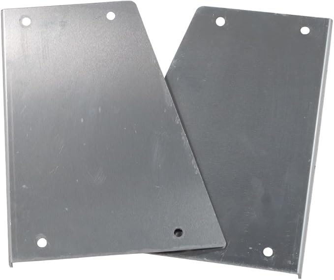 Mytee Products Aluminum Steps Replacement Part for 15" Wide Saddle Tool Box – 2 Pc Set, 12-Gauge Punched Plate Design, Bolt-On Installation, Anti-Slip Grip, Solid Welded Seams, Corrosion Resistant