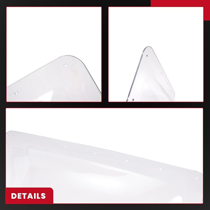SL1422 RV Skylight Replacement,18" x 26" Camper Skylight fits Standard 14" x 22" Openings 16" x 26" Overall,RV Shower Bathroom Skylight Cover - SL1422C(Clear)