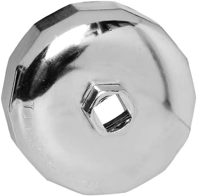 SaferCCTV 84mm 14 Flutes Oil Filter Wrench Cap Socket Removal Tool Compatible with Diesel Engines 3.0L