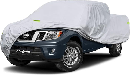 Truck Waterproof Cover Fit Nissan Frontier 1998-2025 (Crew Cab/King Cab), Weatherproof All Weather Full Pickup Cover, Outdoor Sun UV Rain Dust Protection.(from US Warehouse, Within 3-7 Days)
