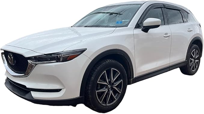 2017-2025 Tape-On Rain Guards for Mazda CX-5 Side Window Visor Deflectors Sport Touring Grand Touring Signature Durable Vent Shades 2018 2019 2020 2021 2022 2023 2024 CX5
