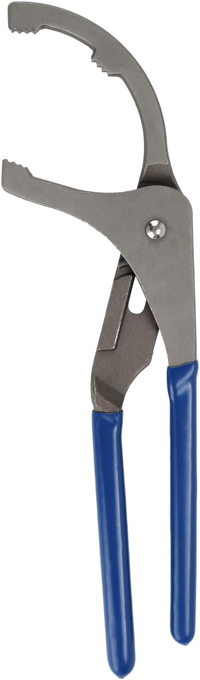 Oil Filter Wrenches, 12 Inch Adjustable Oil Filter Pliers, Automotive Oil Filter Removal Tools for Engine Filters, Cars, and Trucks