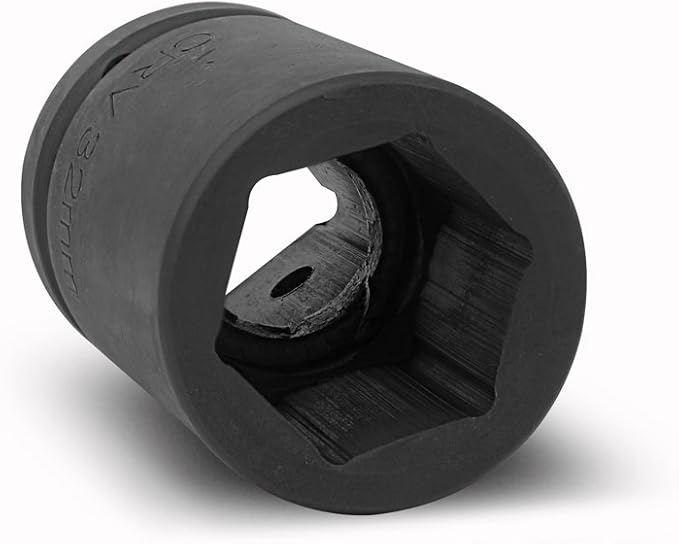 XtremepowerUS 8-Pieces Torque Wrench Labor Saving Lug Nut Wrench Torque Multiplier Cr-v Socket (24mm to 38mm) for Semi Truck & RVs w/Case