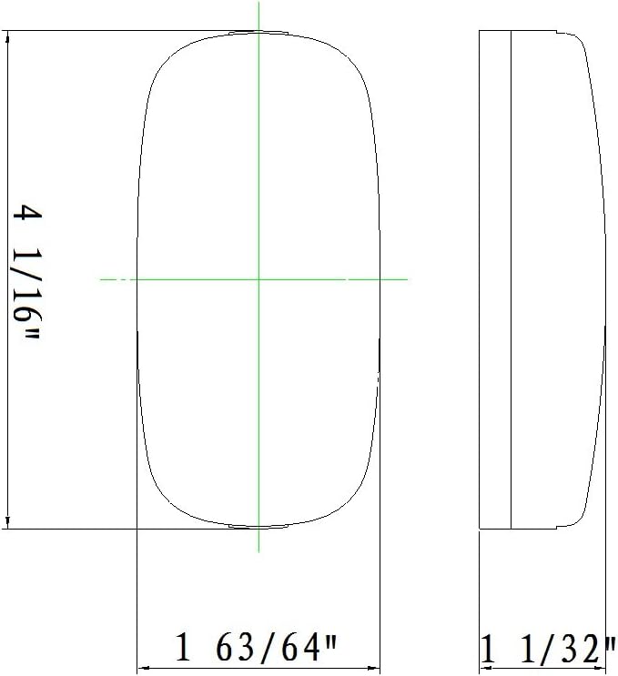 Lumitronics Clearance Marker Side Light Utility Trailer Light for RV Lights & Camper Lights, Red