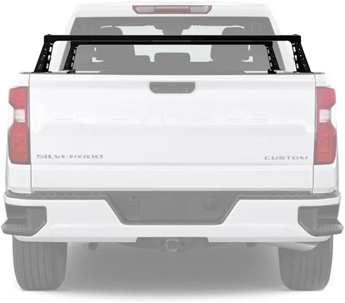 Universal Truck Overland Bed Racks, 10 Inch Low Profile Cargo Carrier (Full-Size)