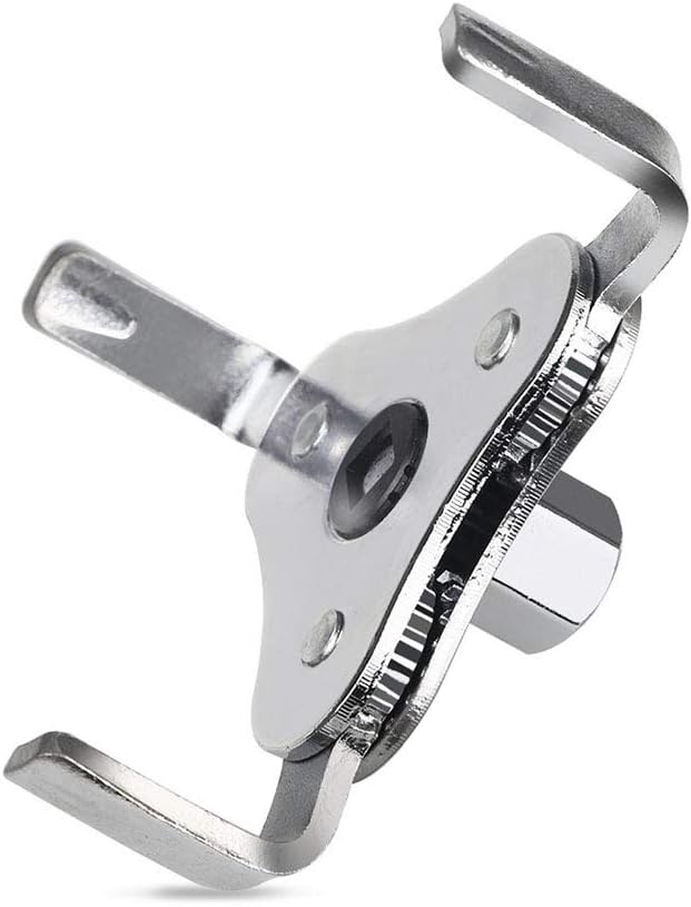 Universal Adjustable Oil Filter Wrench From 2-1/2 inch to 4.5 inch Oil Filter Wrench Tool Set With 3 Jaw