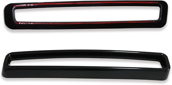 MSCRP ABS Front Grille Inserts for 2015-2020 Dodge Challenger (black)
