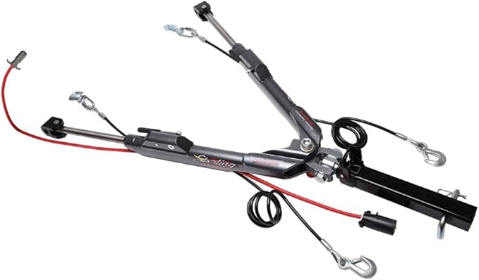 Roadmaster Sterling All-Terrain Tow Bar & Baseplate Combo with Wiring Kit for LED Bulbs & Invisibrake System fits 2018-2025 Wrangler JL with LED Taillights | Includes Decal