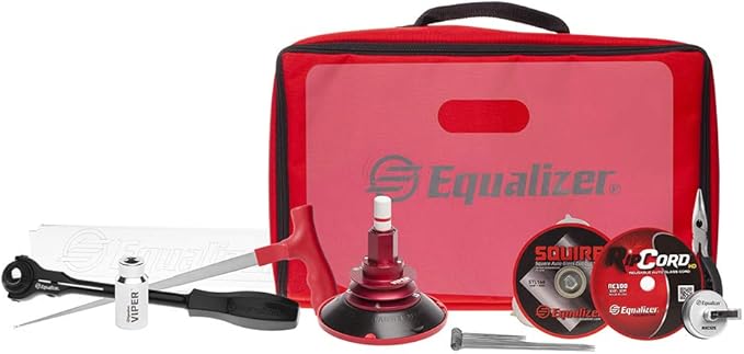 Equalizer Industries Equalizer Viper Deluxe Kit, Windshield Cord and Wire Cut Out Removal Tool, Car Quarter Glass Removal.