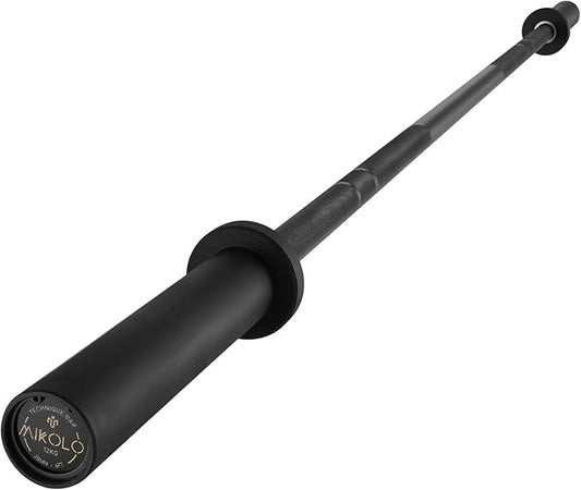 Mikolo 7ft Olympic Barbell, Barbell for Weightlifting and Powerlifting 45lb, Olympic Bar for 1500lbs Capacity, Weight Bar Fit 2” Standard Weights