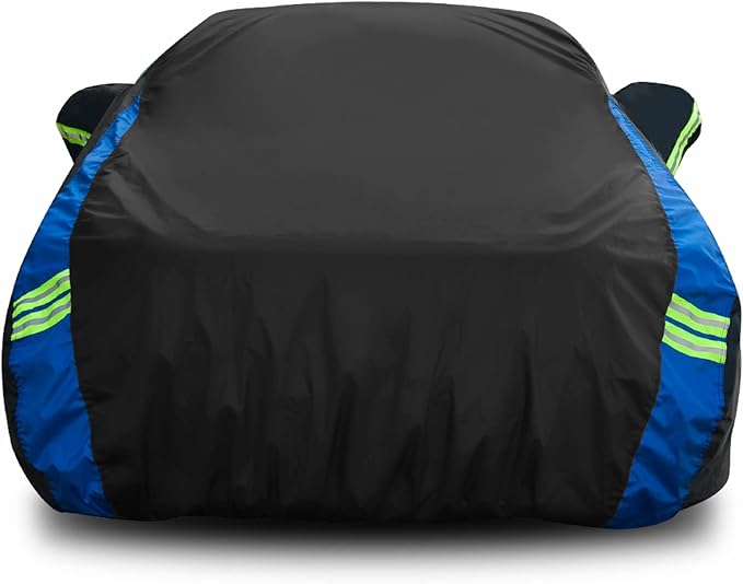 Avecrew Car Cover Waterproof All Weather for Automobiles, Outdoor Heavy Duty Full Exterior Covers for Sedans(178"-185")