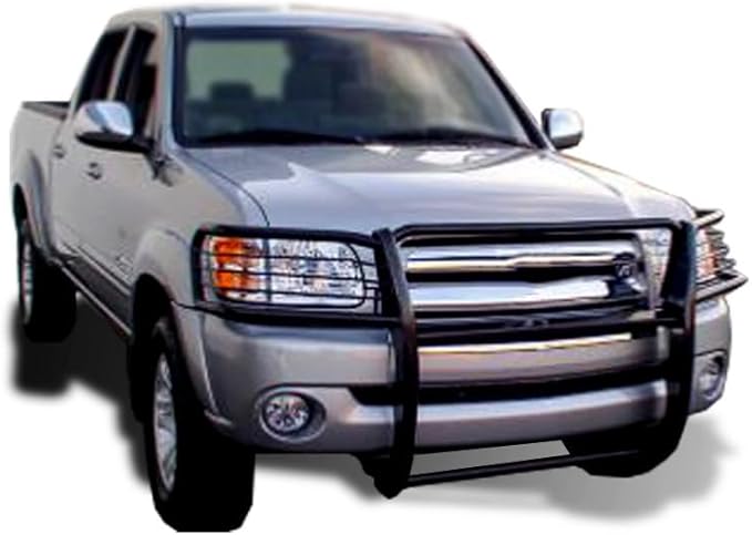 Black Horse Grille Brush Bumper Guard Modular Black Compatible with 2004-2006 Toyota Tundra-17TS27MA