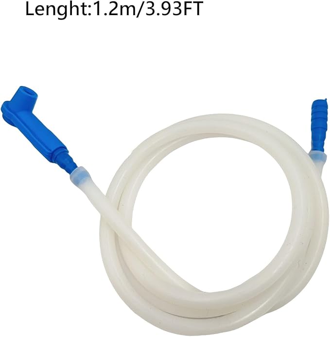2PCS 1.2M/3.93 Ft Brake Fluid Bleeder Hose, Auto Brake Bleeding Change Hose Oil Fluid Extractor Bleeder Tool with Adapter Universal Replacement Tube for Car Motorcycle Braking System Repair Tool