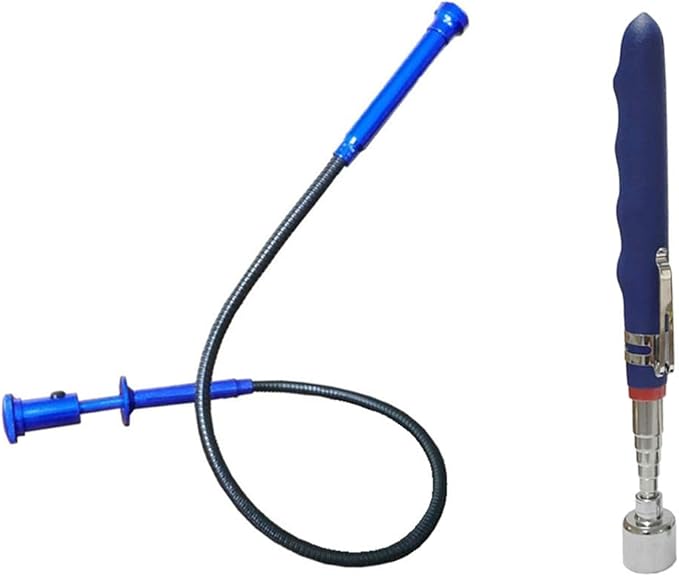 20lb Telescopic magnetic, flexible claw grabber pickup tool picker,spring claws with LED lights,magnetic pickup tool,grabber used to pick up Small items, small toys,garbage.