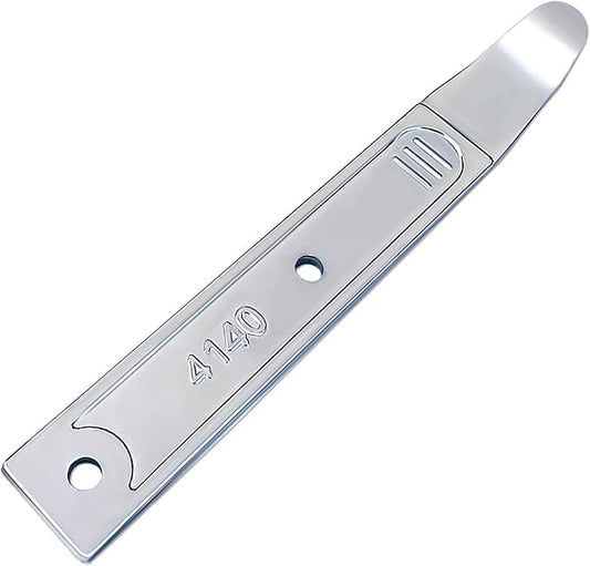 HZMM 4140 Pry Tool, Mini Pry Bar Trim Removal Tool, Automotive Panel Removal Tool Kit for Interior Door & Car Trim, Pocket Pry Bar for Auto Trim, Metal Pry Tool for Door Panel & Window Screen Removal