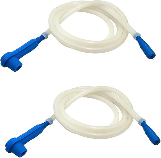 2PCS 1.2M/3.93 Ft Brake Fluid Bleeder Hose, Auto Brake Bleeding Change Hose Oil Fluid Extractor Bleeder Tool with Adapter Universal Replacement Tube for Car Motorcycle Braking System Repair Tool