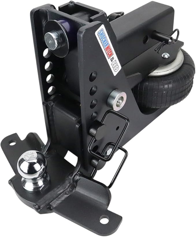 Shocker HD Max Air Drop Hitch & Sway Control Towing Kit, Fits 2-1/2"Hitch Has 2" Ball