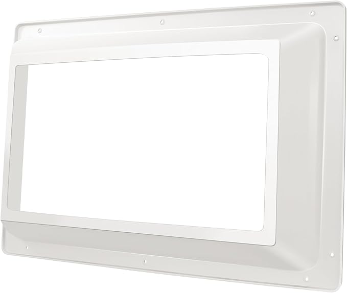 XMK RV Skylight Inner Dome, 14" x 22" x 4" RV Skylight Replacement Inner Dome with Clear Window for RV's Campers Food Trucks Shower Roof Opening, Include Screws