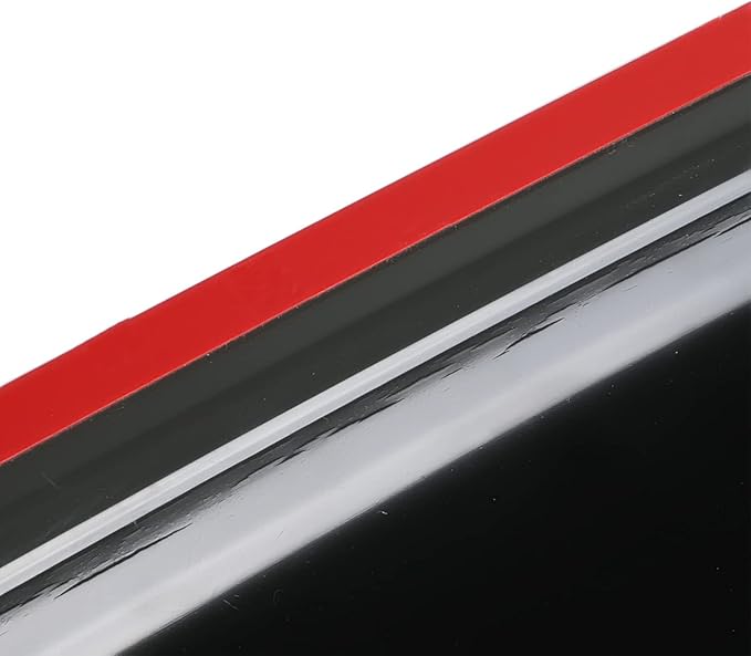 94079 Side Window Visors Wind Vent Deflector,4pcs Outside Mount Tape-On Nice Sun Rain Guards Set fit for 2009-2019 Ford Flex,Dark Smoke Window Shade