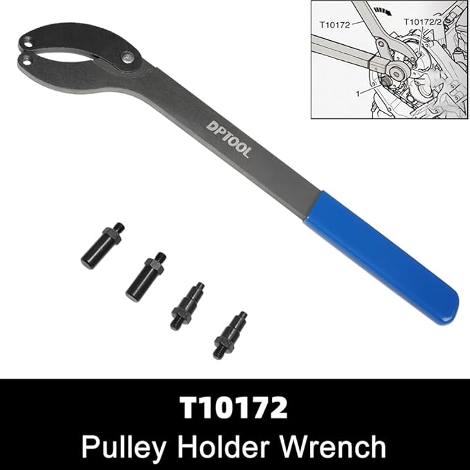DPTOOL Timing Tool Kit Replacement for Audi VW 2.0 2.4 2.8 3.0T 3.2 4.2 5.2 Engine A4 A6 A6L A8 Q5 Q7 R8 303212 T40133 T40070 T40058 T10172 Alignment Camshaft Locking Tool