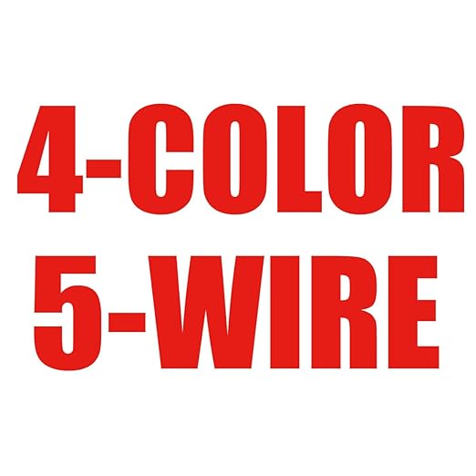 SUZCO 400Ft Enough 14AWG CCA【2-Brown-Wires】 4 Color-Coded 4-Way 5-Wire Bonded Trailer RV Camper Towing Hitch Wiriing Spool, 5-Flat Wishbone SAE J1128 for All Basic Wire Trailers