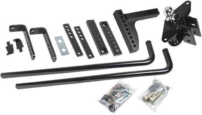 Reese 49911 Integrated Sway Control Weight Distribution Kit, 6,000 lbs. Capacity, Shank Included