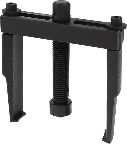 ChgImposs Universal Two Jaw Carbon Steel Bearing Puller for Flywheel/Removal Small Bearing/Timing Belt Pulley with Chrome Vanadium Steel Support Foot, Heavy Duty Bearing Removal Tool