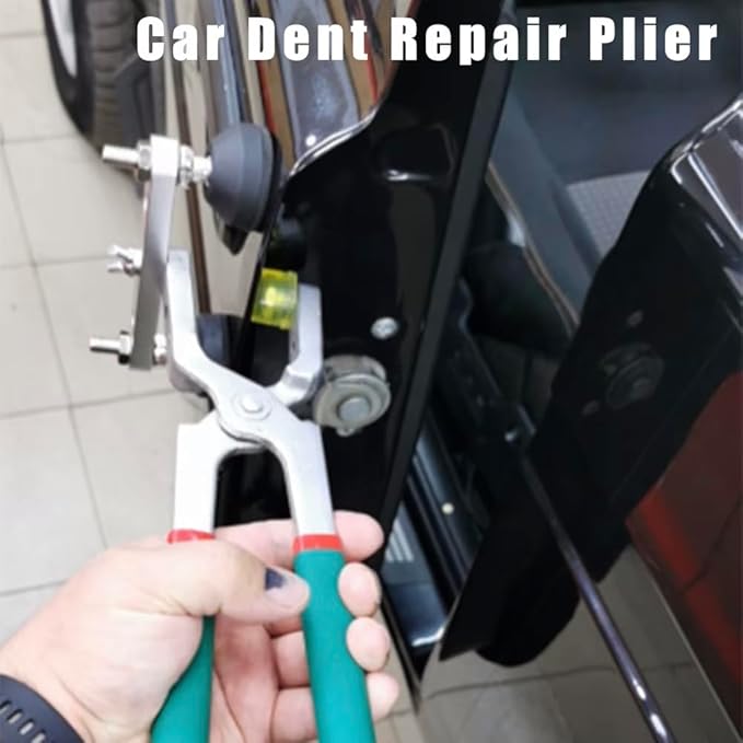 Paintless Dent Repair Kit Fender Edge Plier Heavy Duty Car Door Panel Dent Puller Fix Tool Metal Crimp Vise Auto Fender Panel Leaf Edge Pliers Repair Tools
