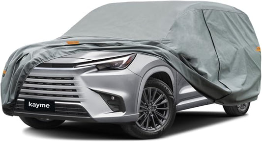 Kayme Heavy Duty SUV Car Cover Custom Fit Lexus TX 350 500 550 Waterproof All Weather for Automobiles, Full Exterior Covers Sun Rain UV Protection.（Deliver About 3-10 Days）