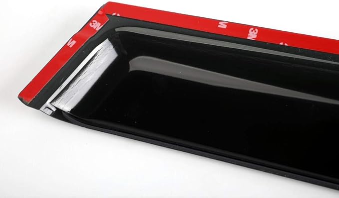 Rainproof Side Window Wind Deflectors for Ford Fusion 2013-2020, Tape-on Sun Rain Guard Sets,Nice Looking Window Visors for Cars,Vent Deflector for 13-20 Ford Fusion 94714