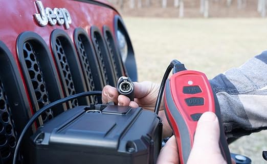 Warrior Winches Gladiator 12500lbs Winch 12v Electric Winch with Steel Rope with Wired/Wireless Remote and Powerful Motor, IP68 Waterproof Electric Winch, for Offroad, Jeeps, SUVs, 4x4, Truck Winch