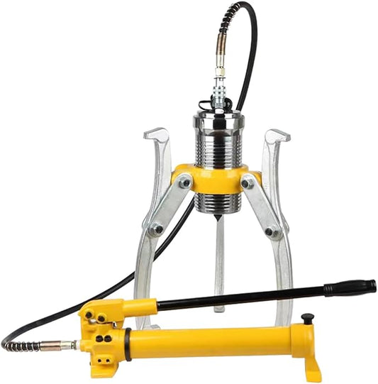 Separate Hydraulic Gear Puller, 5/10/15/20/30/50 Tons, with Hand Pump, for Separating Tools in Confined Spaces, 2 or 3 Jaws, Vertical and Horizontal(20T)