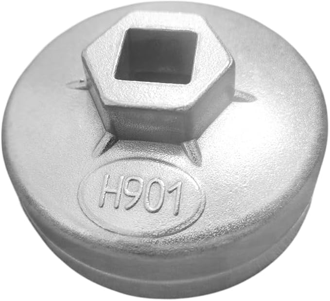 64-65mm 14 Flutes 901Oil Filter Wrench Tool Socket - Compatible with Wix 57356 & Honda 15400-PLM-A02 | Fits Honda Accord, Acura Civic/CRV, Nissan Sentra, Odyssey, Pilot