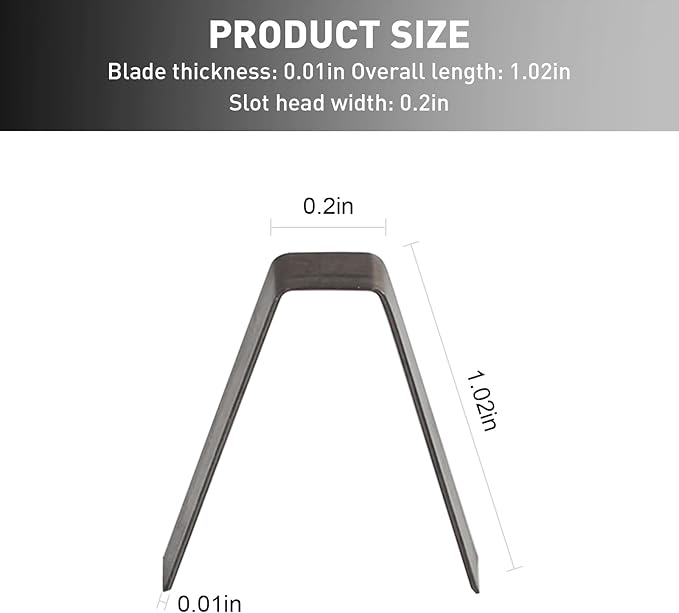 Tire Groover Blade #4 7/32" for Ideal Tire Groover, Regroover Square Standard Duty Blade, Heated Free Control of Tire Grooving Depth -18 Pcs