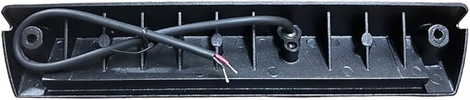 RV LED Porch Exterior Utility Lights, 13 inch Down Angle Flood Beam Awning Light, 3000K Warm-White 12V/24V DC 2700 Lumen, Black Finish Aluminum Housing, for RVs Trailers Campers, 1 Pack