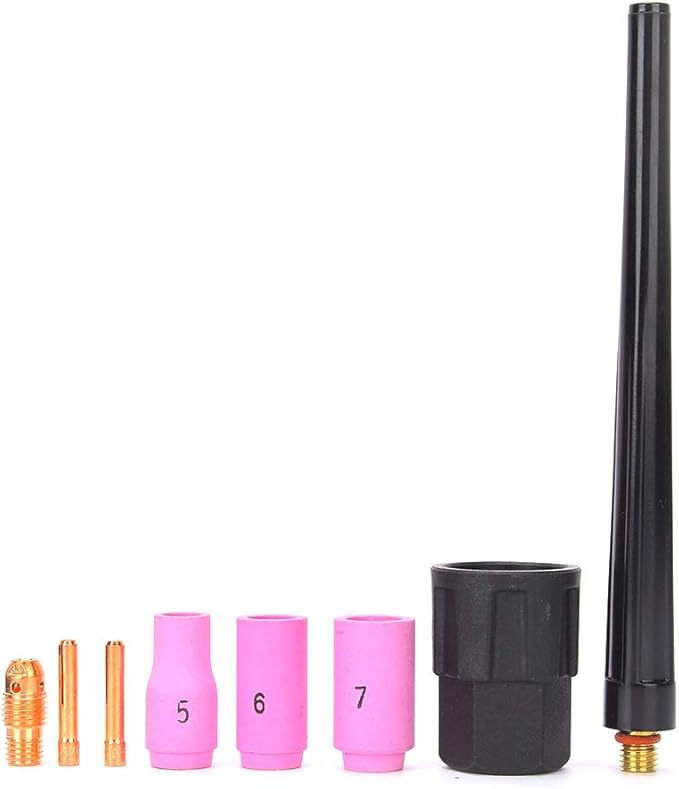 Tig Welding Torch Gun, Tig/Wp - 9vf 13.12ft 8mm ² Wire Diameter Quick Toggling Between On And Off Positions M16x1.5 Air Interface Ergonomic Welding Torch