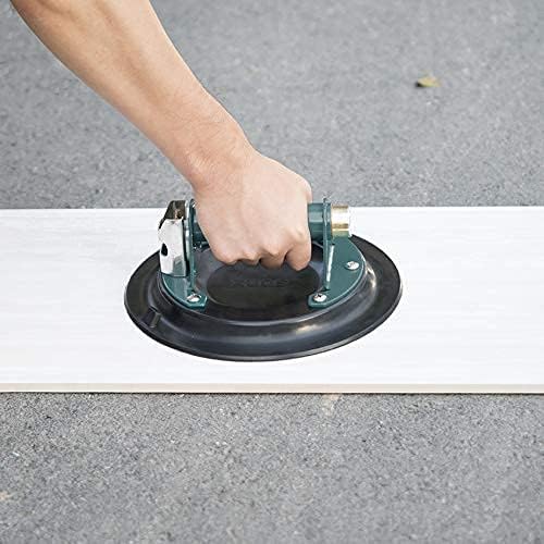 10" Vacuum suction cup for Granite & Glass Lifting, Glass Suction Cup Vacuum Lifter with Metal Handle and Brass Pump,760lbs Load Capacity (2-PCS)